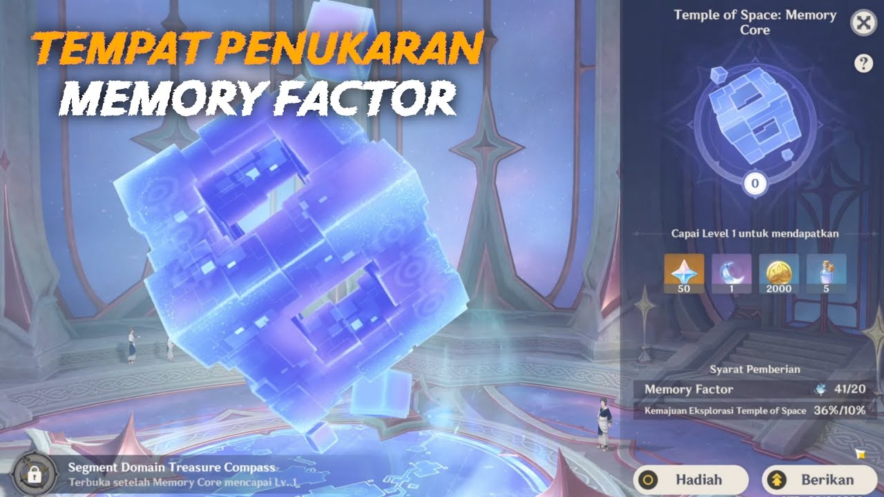 Tempat Penukaran Memory Factor | Genshin Impact Ver 6.5
