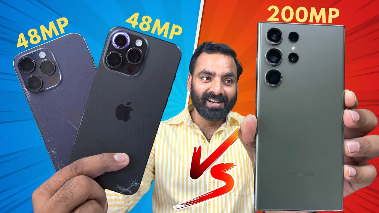 Camera Test - iPhone 15 Pro Max vs Samsung S23 Ultra vs iPhone 14 Pro Max | Hindi