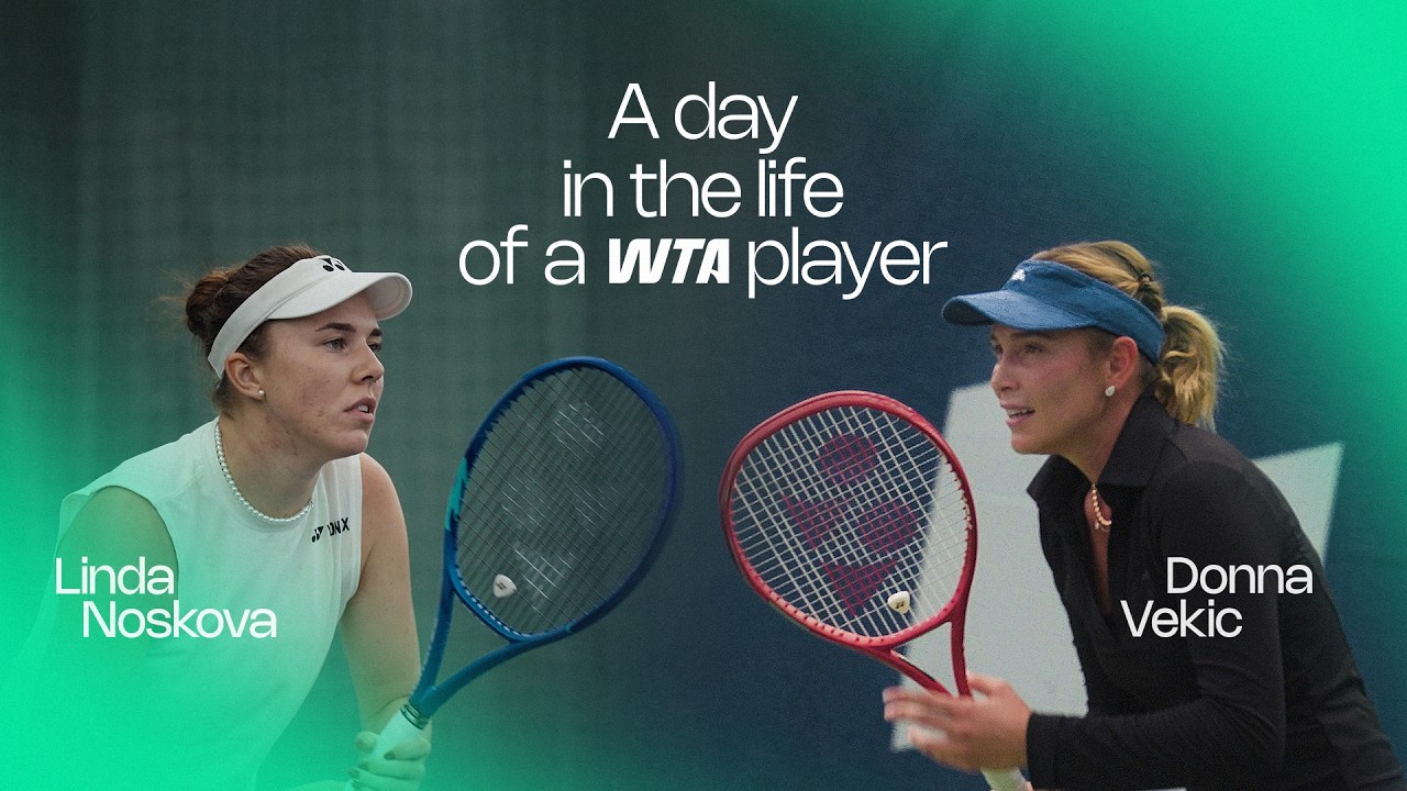 Один день из жизни профессиональной теннисистки: неделя матчей WTA, эпизод 1, Линда Носкова и Дон...