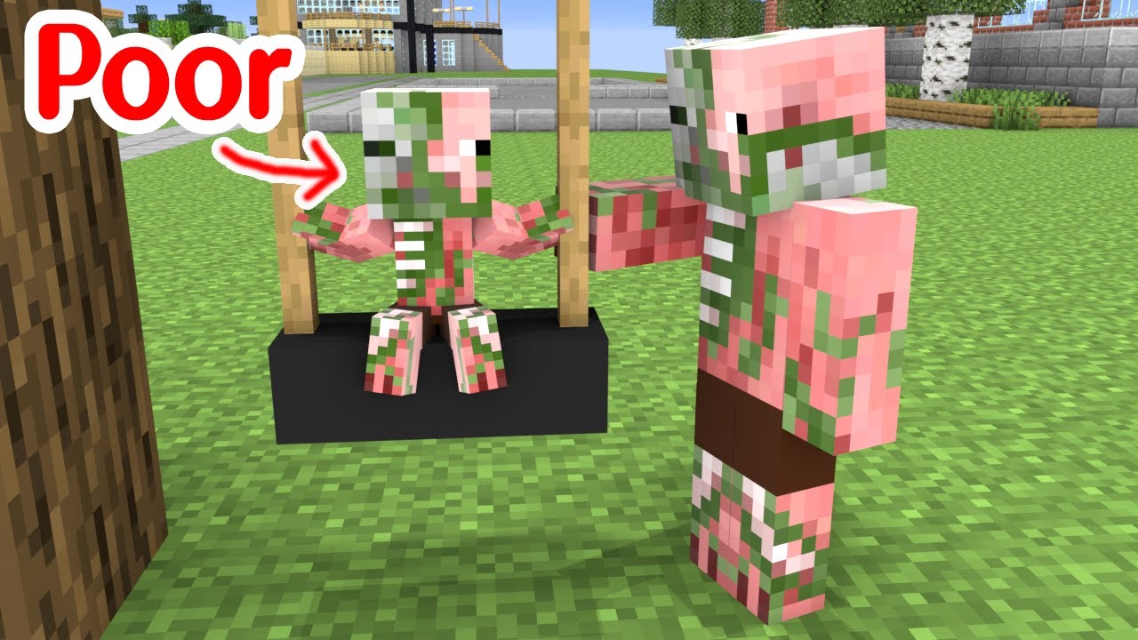 Poor Baby Zombie Pigman - Minecraft Animation