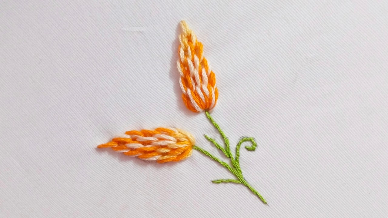 Cute and lovely flower embroidery design | Beautiful flower embroidery design |