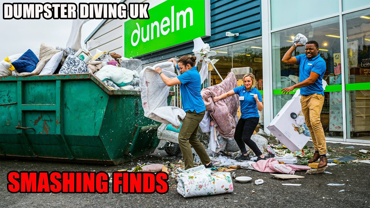 You Won't Believe What I Found Dumpster Diving at UK RETAIL PARKS!