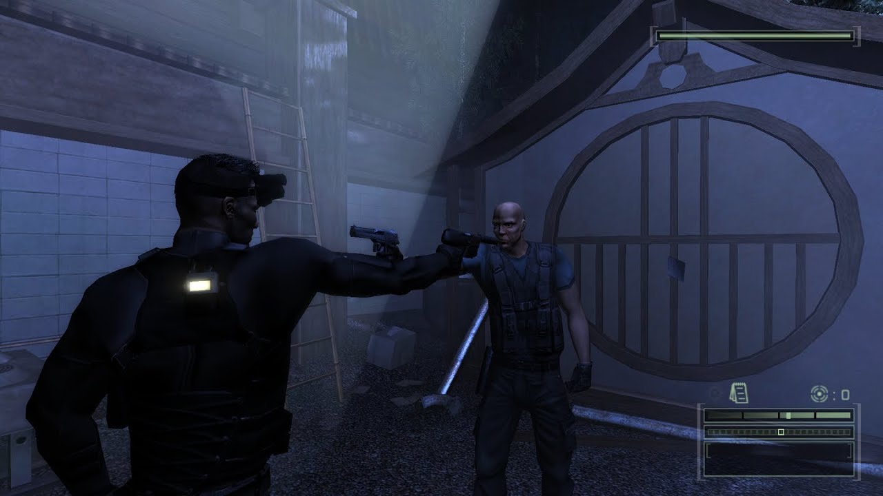 Tom Clancy Splinter Cell Chaos Theory Sam Fisher Vs Douglas Shetland Full Scene With Both Endings