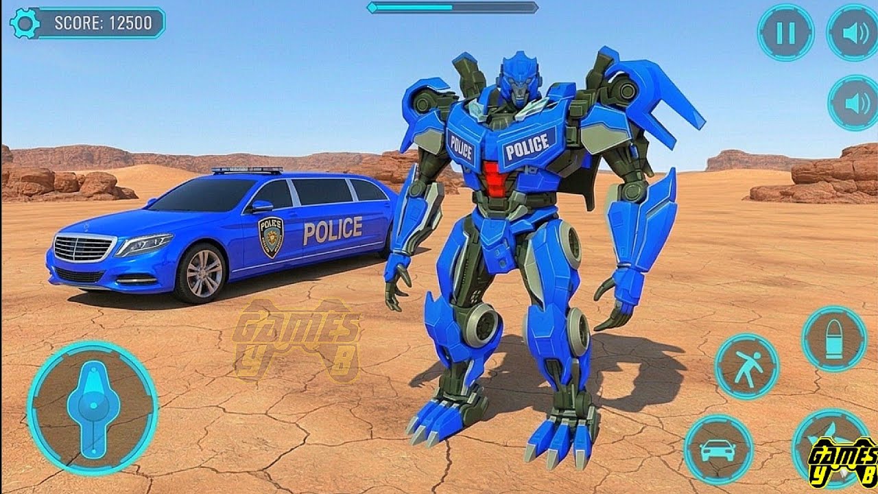 Limousine Robot Transformers: Dragon Helicopter Robot Game 2026 - Android Gameplay
