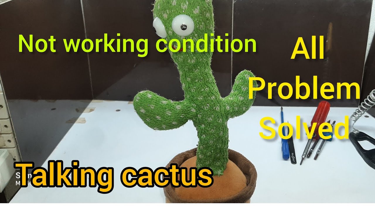 talking cactus not working // Dead talking cactus repair// only charging led glow // kaise open kare