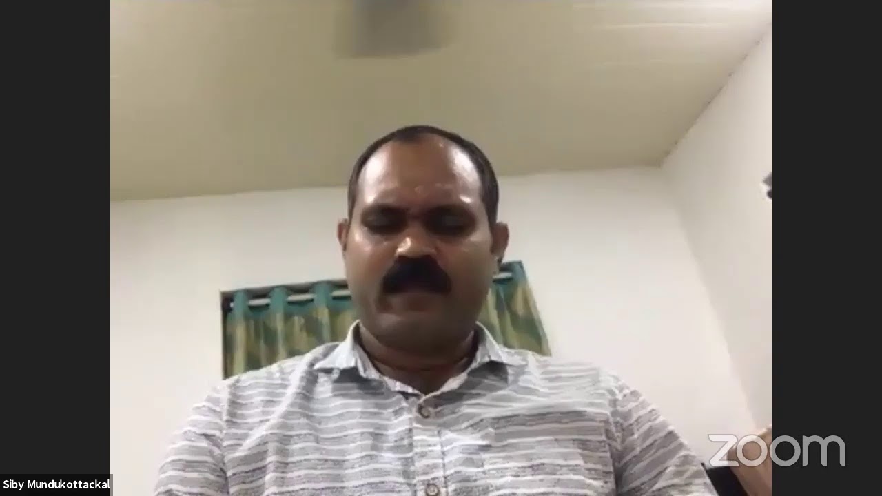 Evg Reji k thomas ..LIVE ..Zoom meeting -Purpose of God in our life