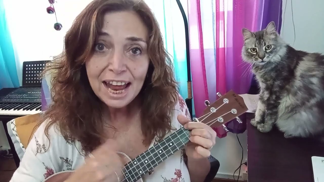 Canci&oacute;n del Jacarand&aacute; - Tutorial Ukelele en 2 tonalidades - Versi&oacute;n f&aacute;cil y m&aacute;s compleja