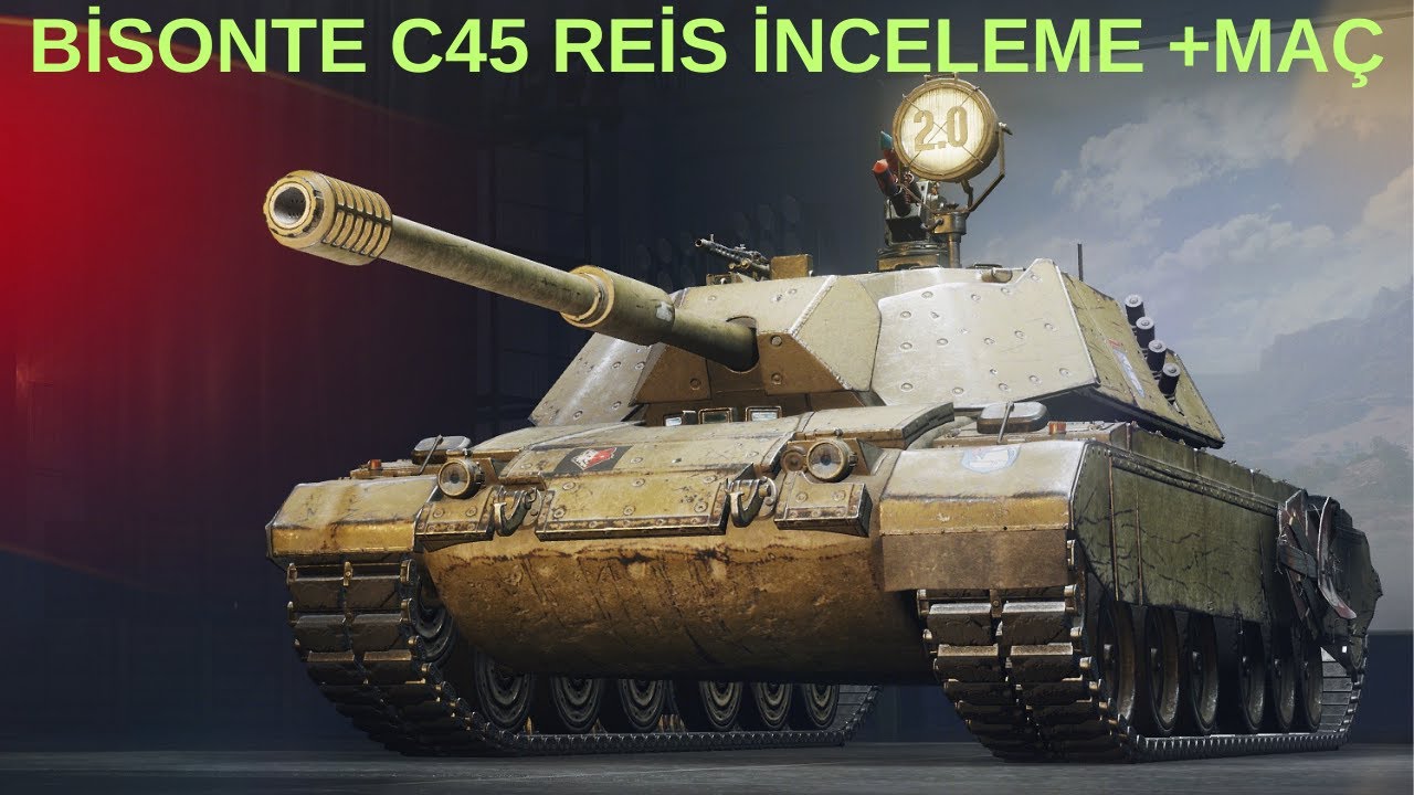 BİSONTE C45 İNCELEMESİ // KURAK TOPRAKLARI YEŞERTİYORUZ // WORLD OF TANKS