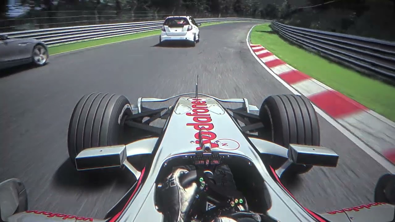 Fernando Alonso at Nordschleife in his Mclaren from 2007 | Assetto Corsa