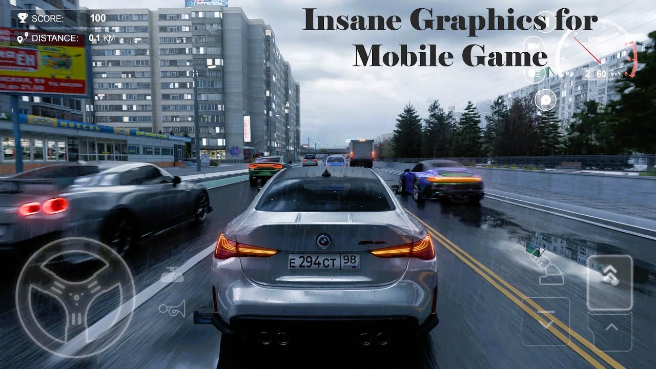 Traffic Racer Russian Village All Modes Gameplay (iOS, Android)