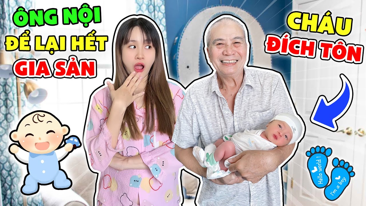 Ông Nội Phấn Khích Khi Lần Đầu Gặp Em Bé Zino - Vê Vê Channel