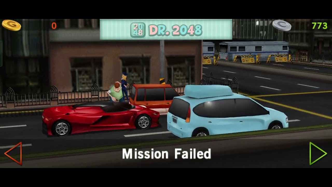 Car driving in full speed check 