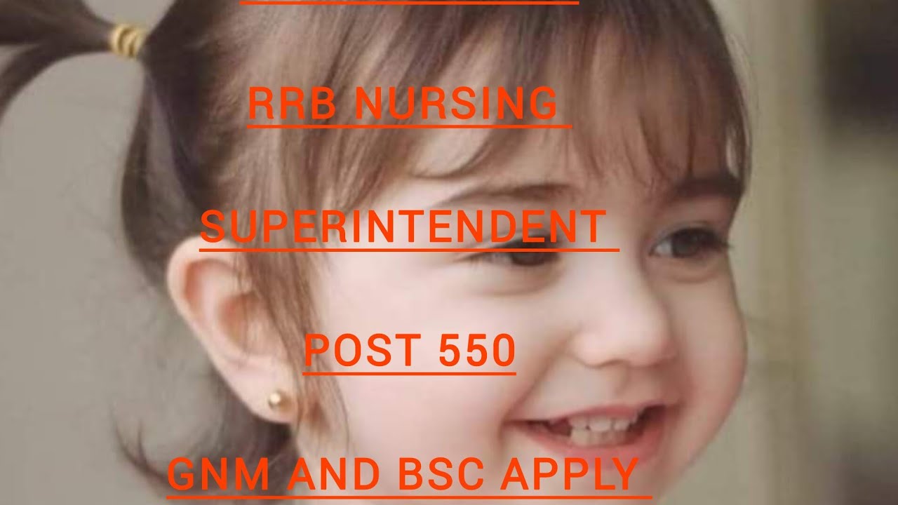 # RRB nursing SUPERIDENT new vacancy 2026 CINDERELLA NURSING CLASSES (CNC)