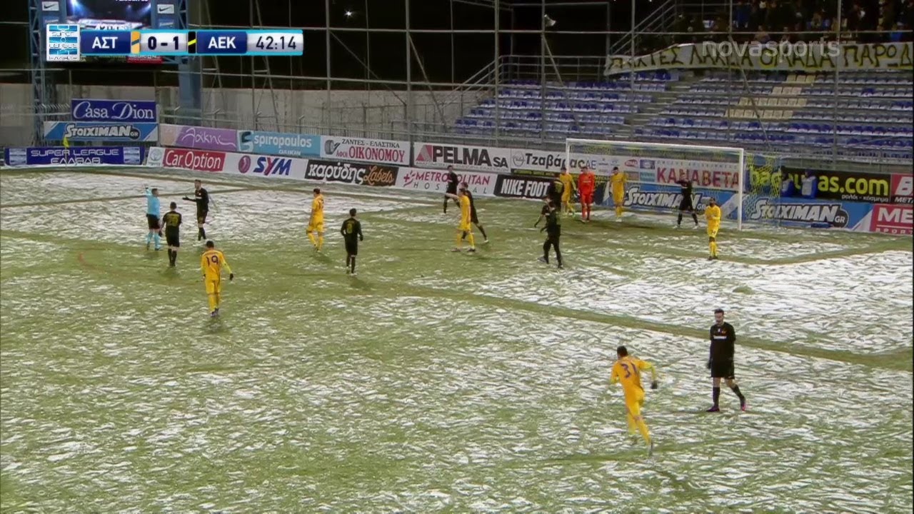 Αστέρας Τρίπολης - ΑΕΚ (3-2), 07/01/2017