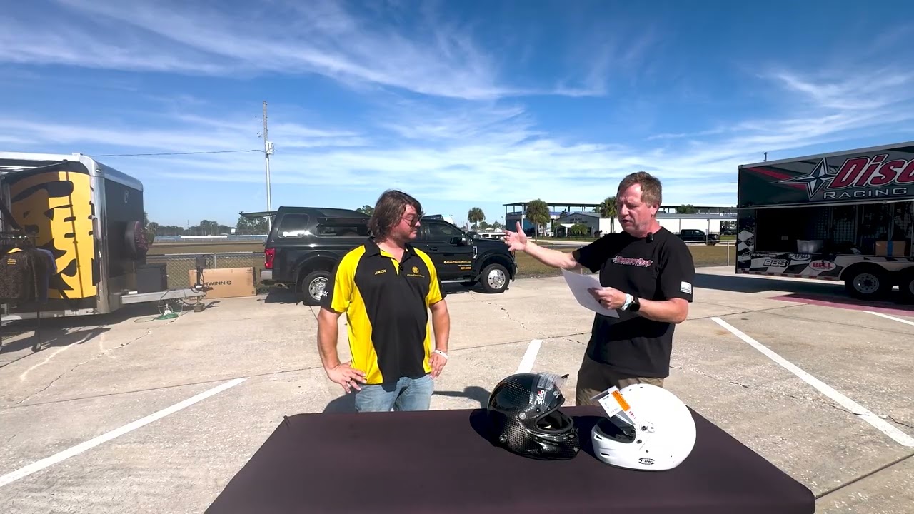 Between Two Trailers:  2025 Helmets Discovery Ron and Chin Track Days