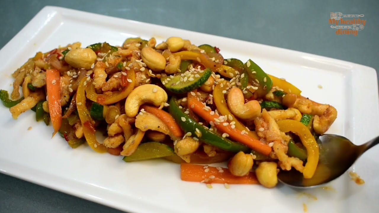 Chicken Cashew Nut Salad Recipe.