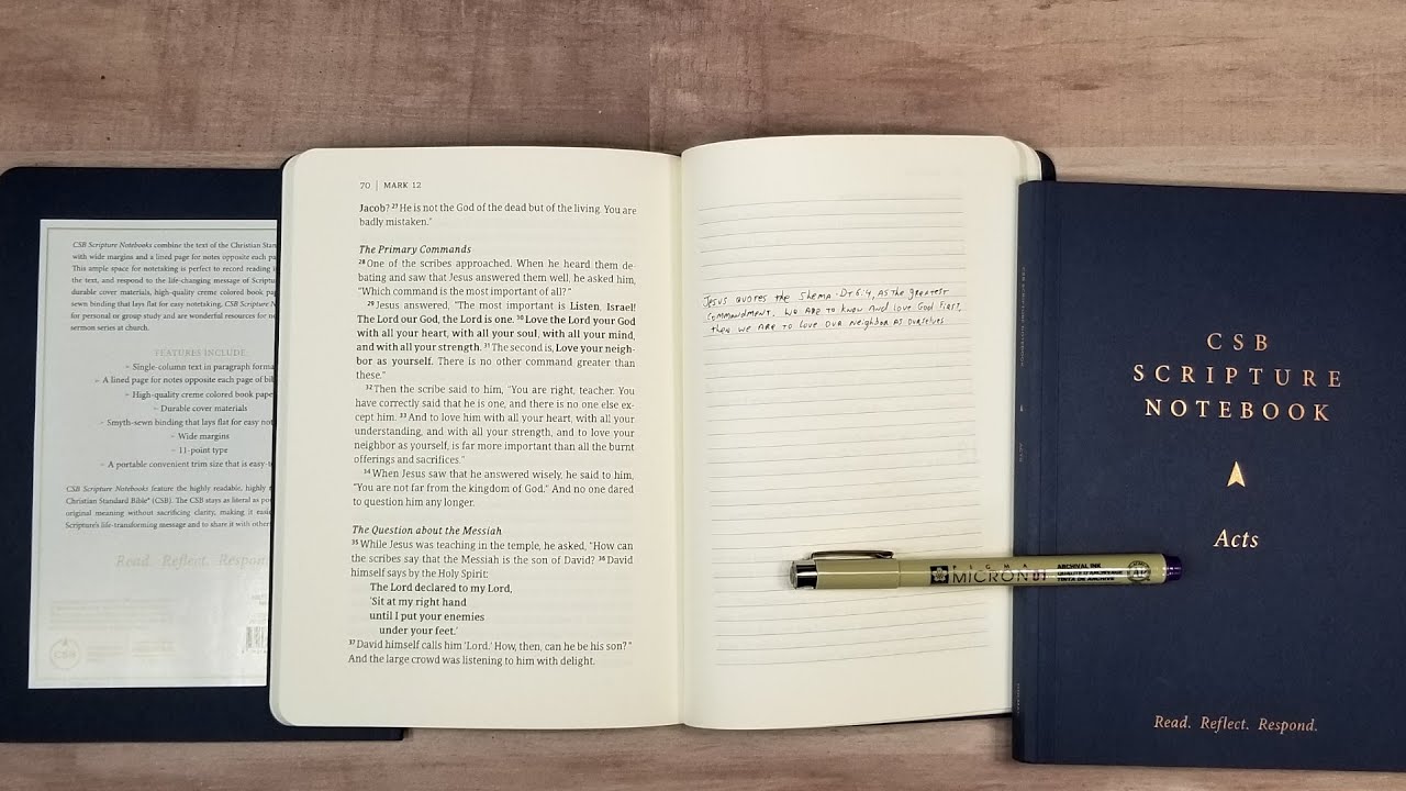 CSB Scripture Notebook Review
