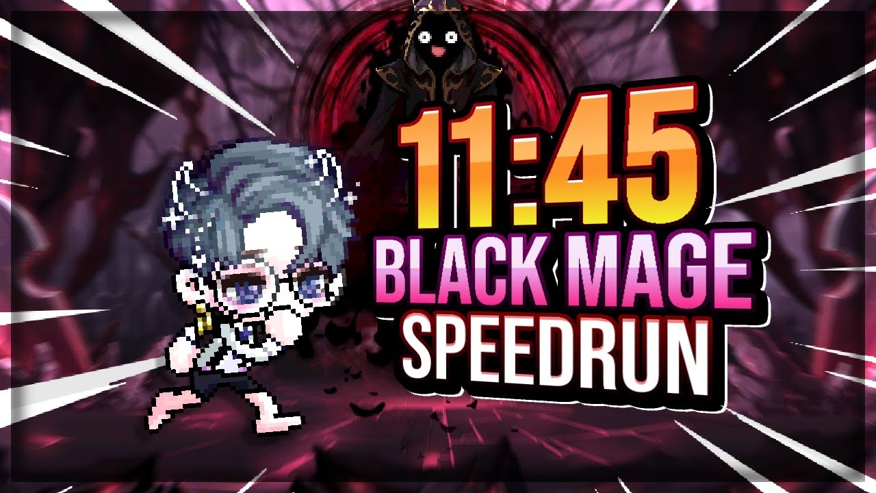 [GMS Reboot] Fire/Poison Black Mage Solo Speedrun