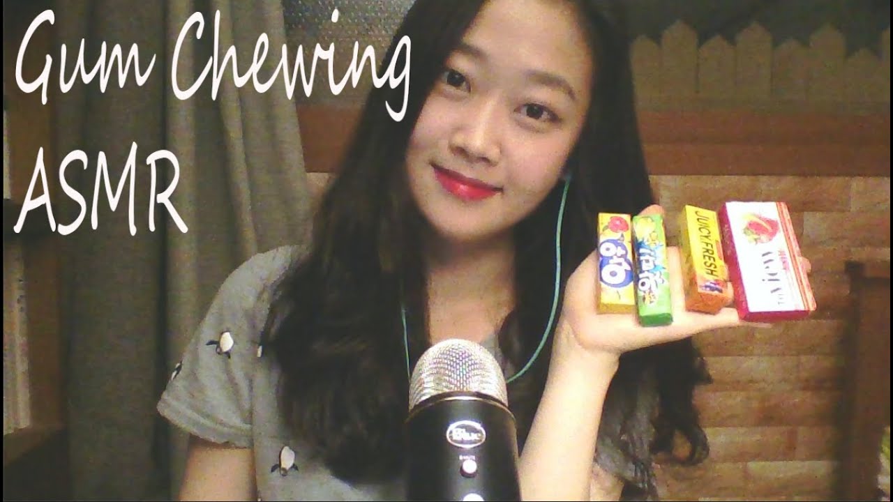 [ASMR]껌츄잉츄잉Gum Chewing (잡담 Ramble + 단어반복 Trigger words)
