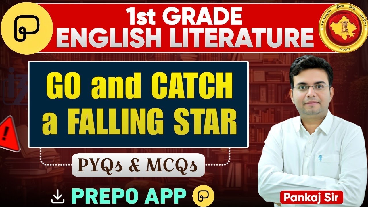 Go and Catch a falling Star || JOHN DONNE || PYQs & MCQs || RPSC First Grade English || PREPO APP