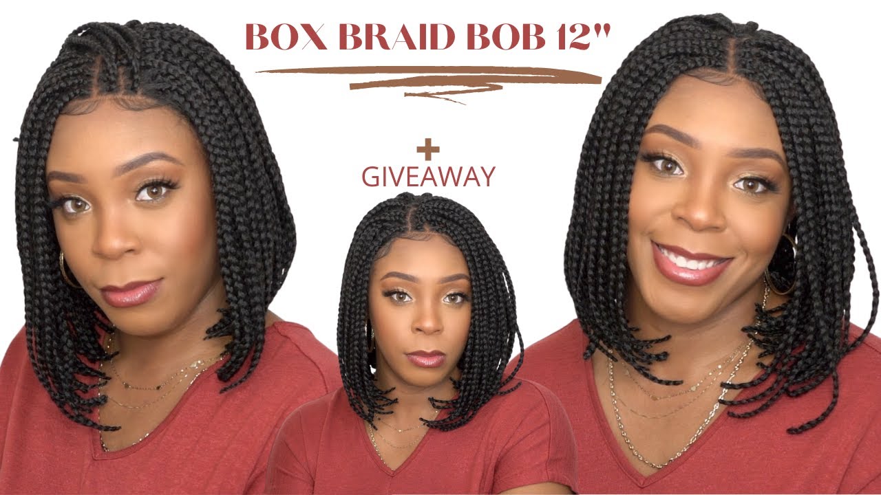 Outre Pre-Braided HD Lace Wig - BOX BRAID BOB 12 (4x4 lace frontal) +GIVEAWAY --/WIGTYPES.COM