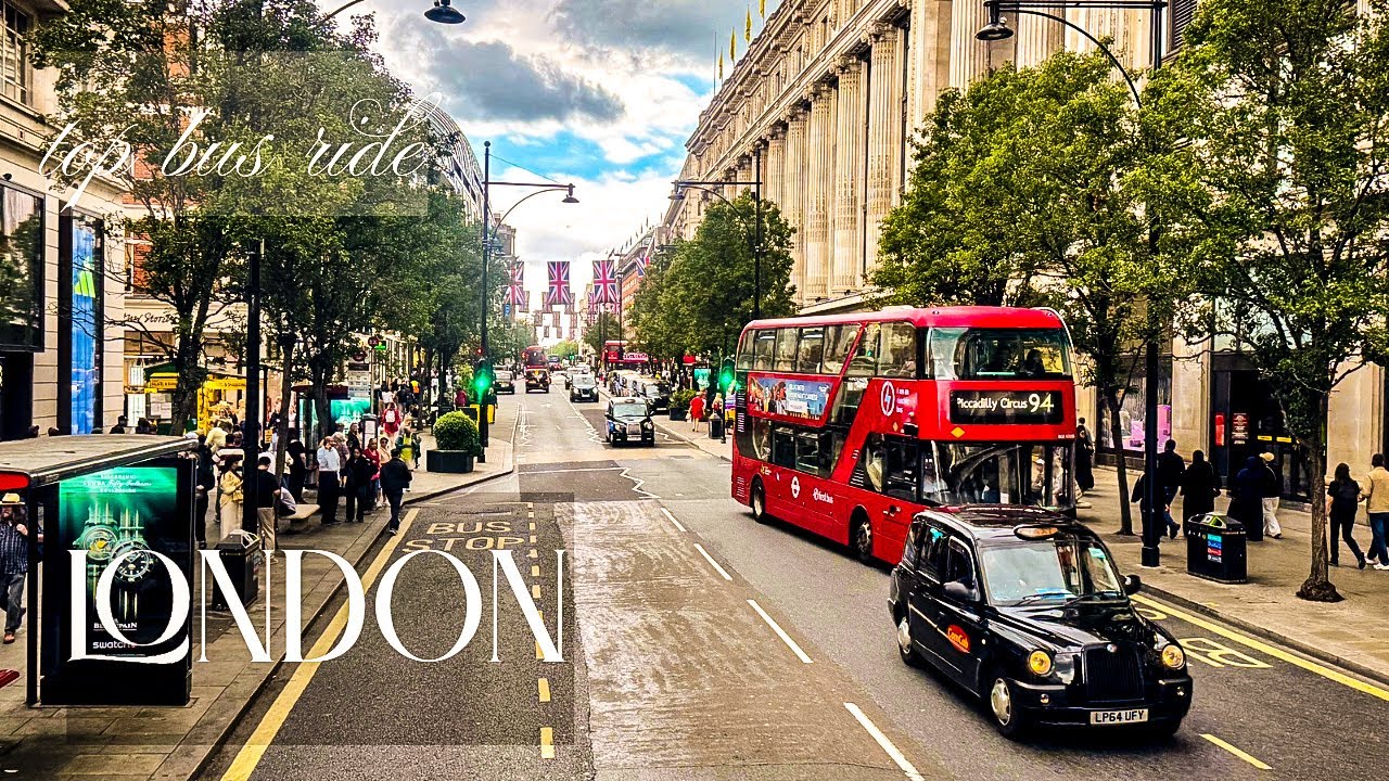 ☀️London 21°C/69.8°F | 🌆 West End to West London | ⏱️ Relaxing Journey