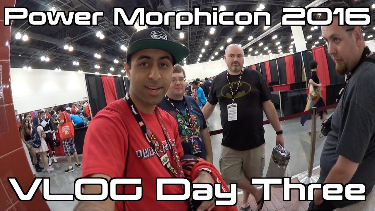 Power Morphicon 2016: VLOG Day Three (Sun, 8/14)