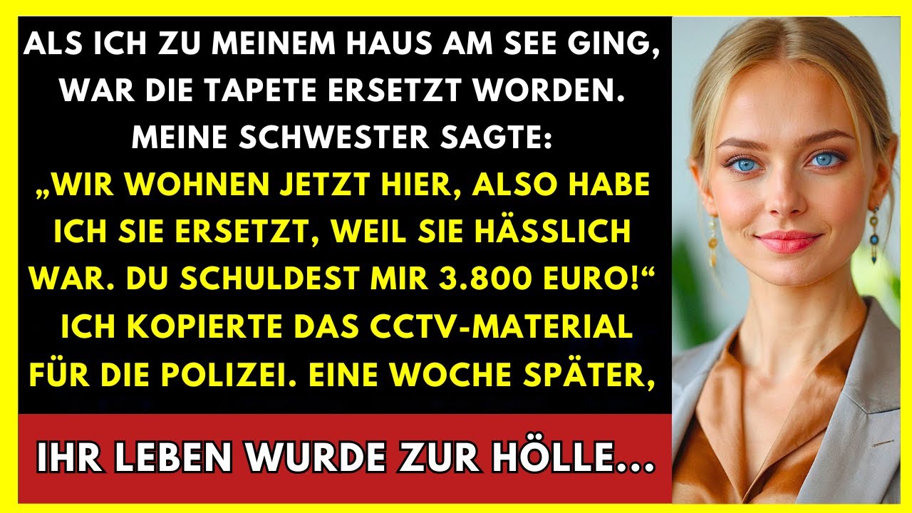 Schwester Zog Ohne Erlaubnis Ein, Tapezierte Neu Und Stellte Mir 3,9K€ In Rechnung...