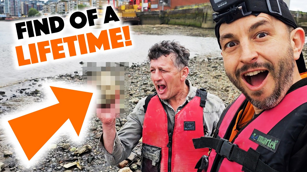 This GROTESQUE mudlarking find is CRAZY! (It's not what you think)