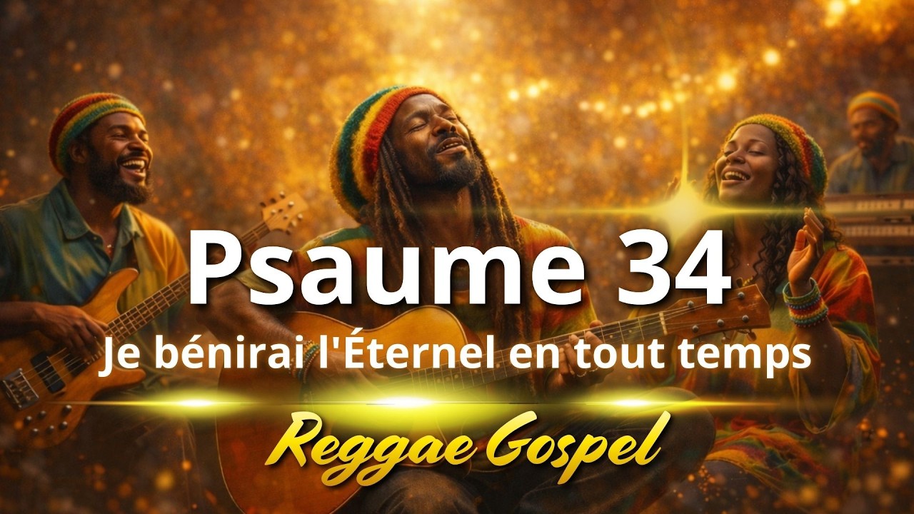 Psaume 34 - Je bénirai l'Éternel en tout temps | Reggae Gospel & Roots Reggae