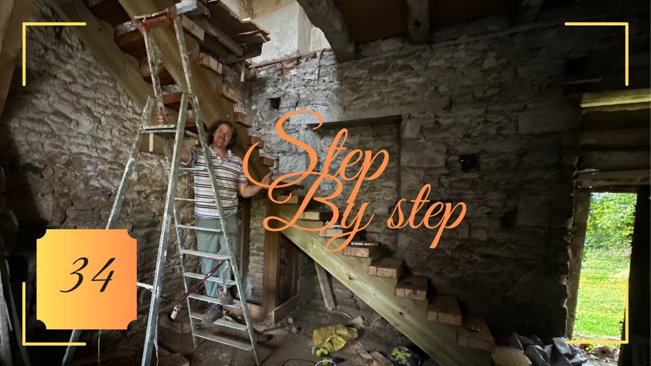 STEP BY STEP, a new STAIRCASE coming to life!!!
