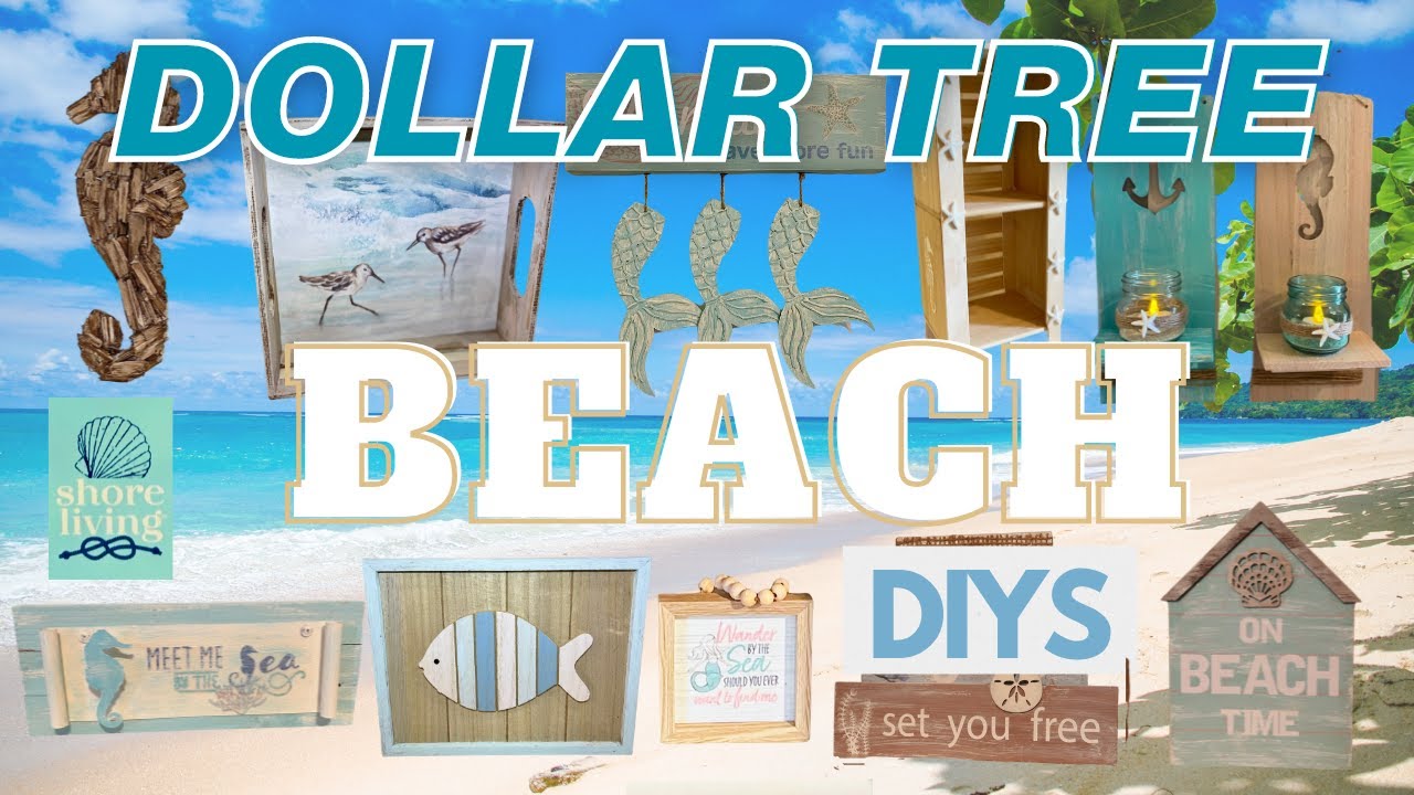 🏝️ BEACH Dollar Tree DIYs: 10 Shore Living Hacks for a Coastal Summer! *BEST of Crafty Beach*