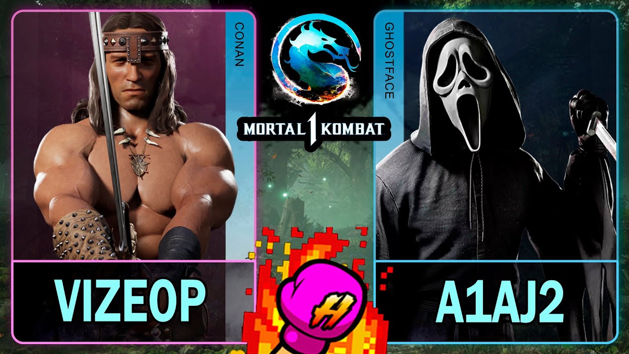 MK1 Vizeop (CONAN) VS A1AJ2 (GHOSTFACE)🥊Mortal Kombat 1🥊4K 60ᶠᵖˢ