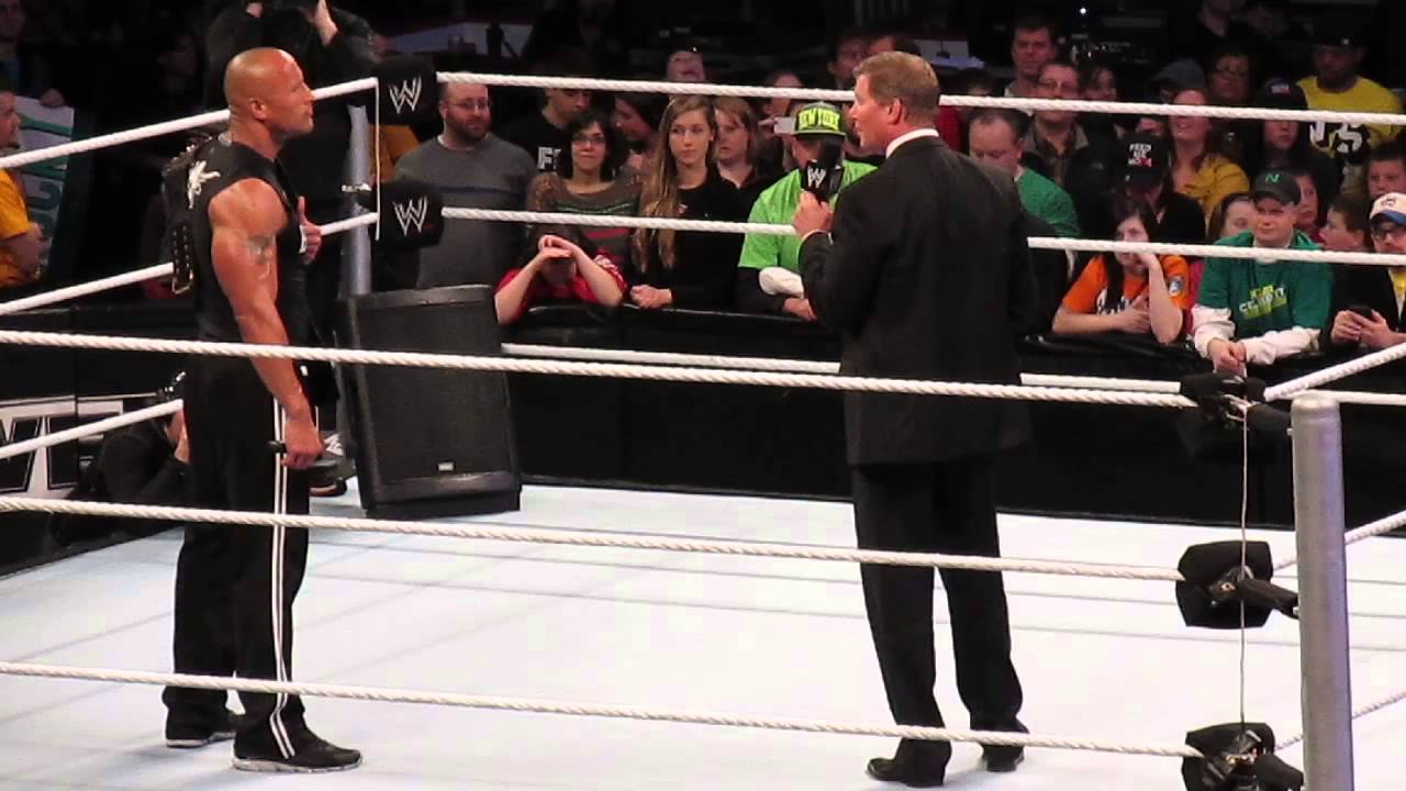 The Rock returns to Smackdown LIVE in Hershey PA