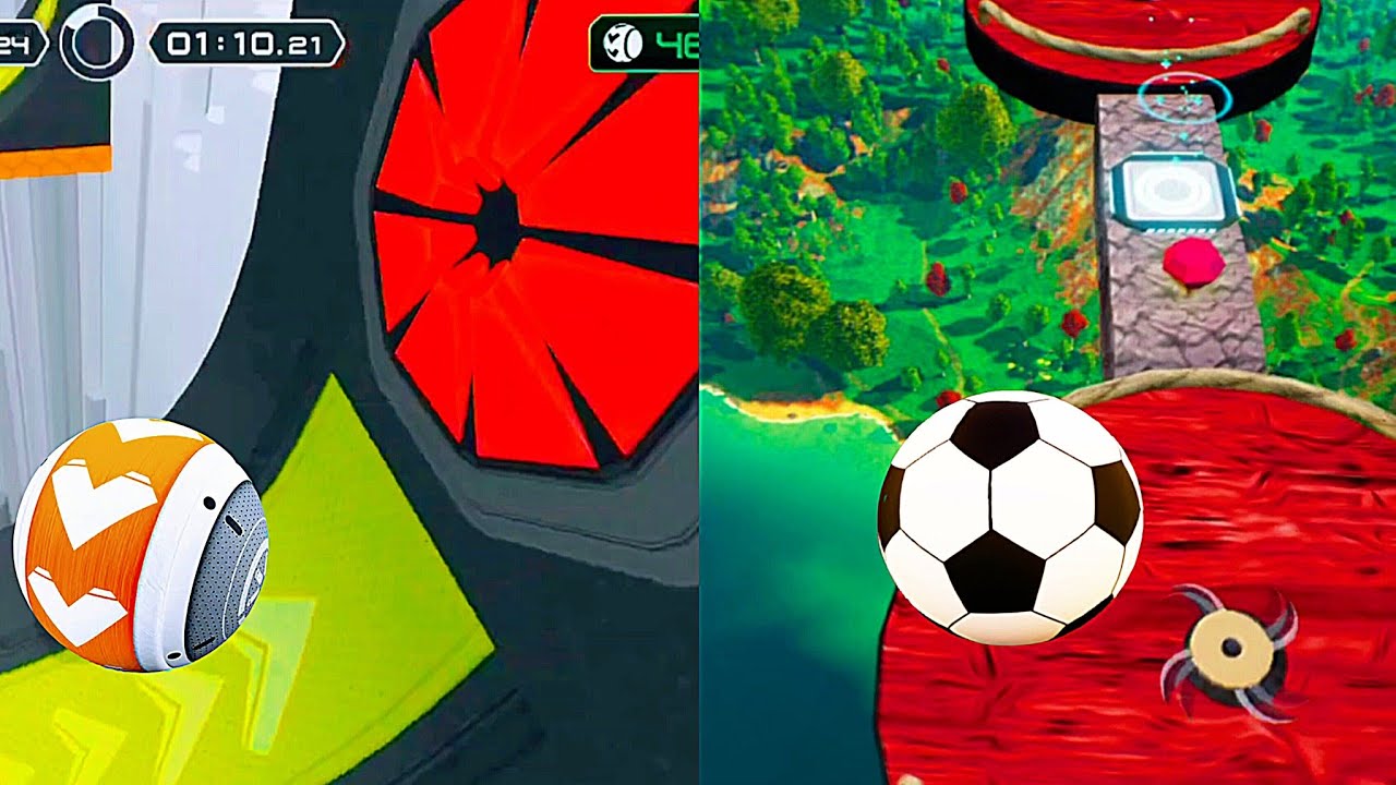 GYRO BALLS vs GREEN BALLS 🌈 Gyrosphere Trials 🛟 Ultimate Ball Balancer 3D 💥 Nafxitrix Gaming #29