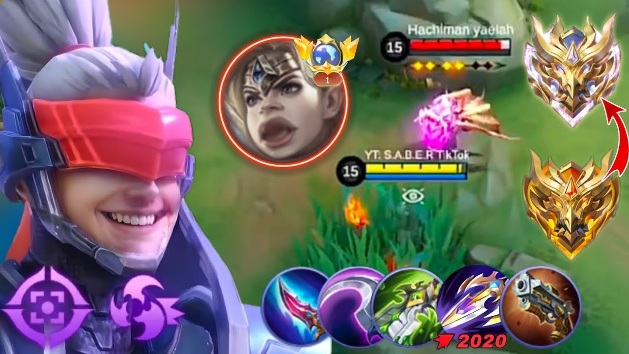 KEGANASAN TOP GLOBAL SABER ROAM😱 MAIN CULIK BIKIN MUSUH GAK BERANI MAJU❗MOBILE LEGENDS