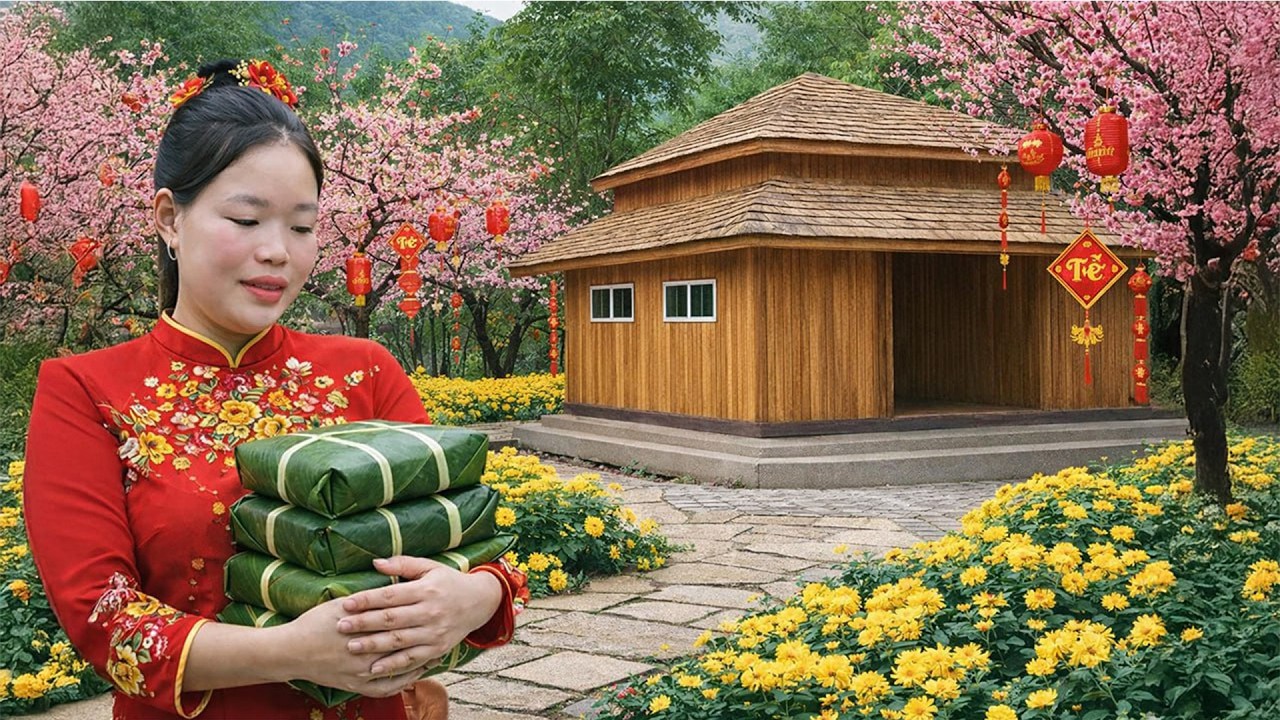 Building a New House with My Own Hands After the Holidays - Country Life | Trieu Mai Huong