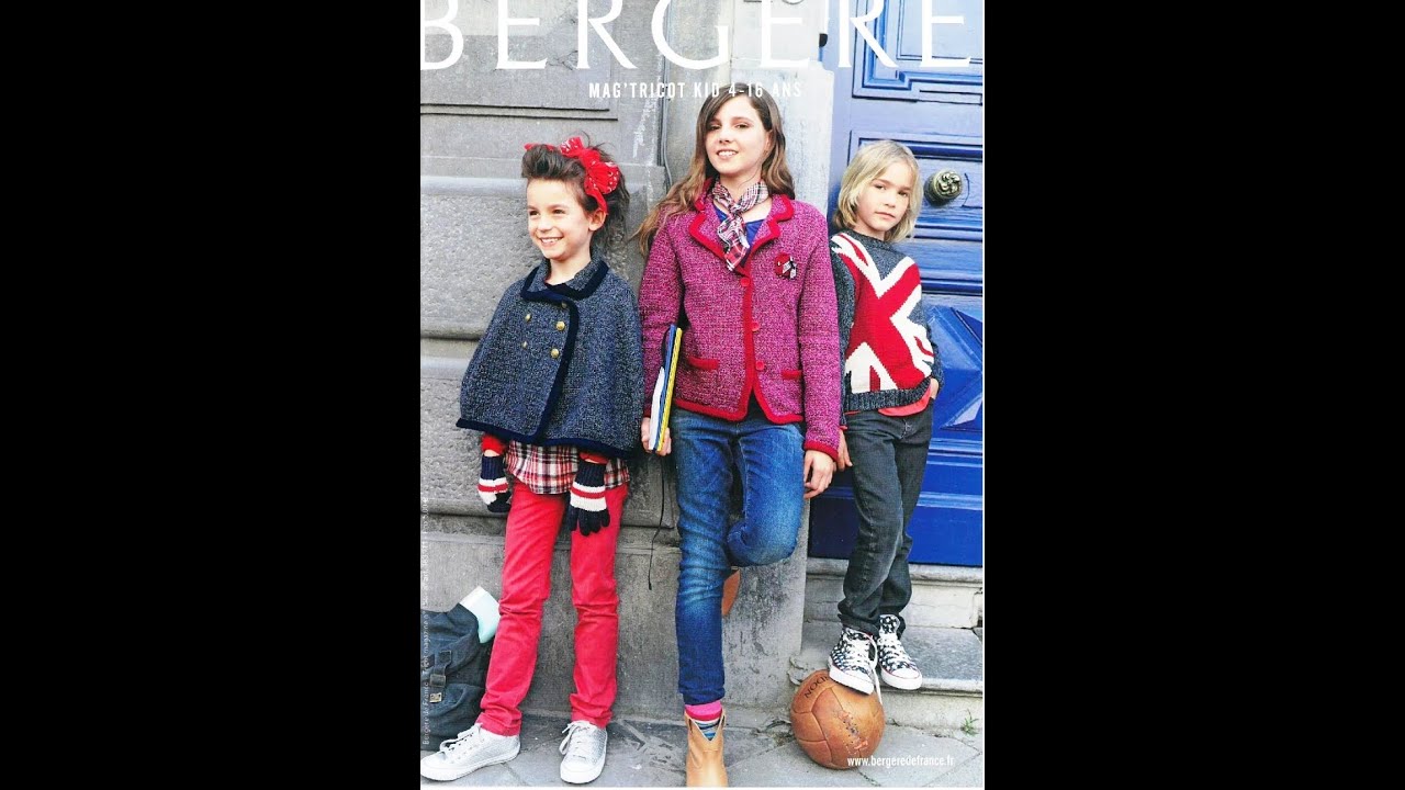 Bergere de France №154 kids  Журнал с образцами на французском языке