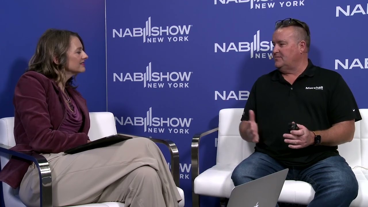 Marshall Electronics' Tod Musgrave at 2022 NAB Show New York Interview Studio