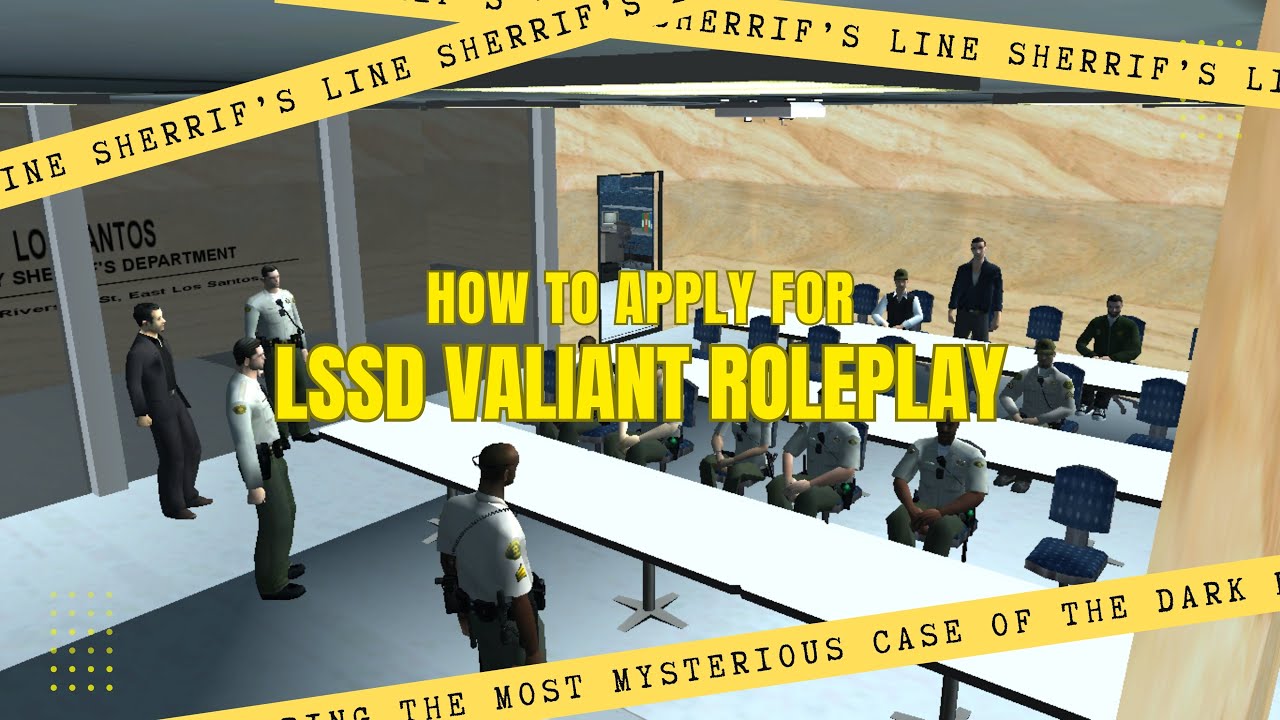 Bagaimana cara melamar diri anda di los santos sheriff's dapartement?