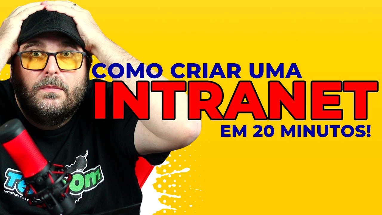 Como CRIAR UMA INTRANET completa em MENOS de 20 MINUTOS!