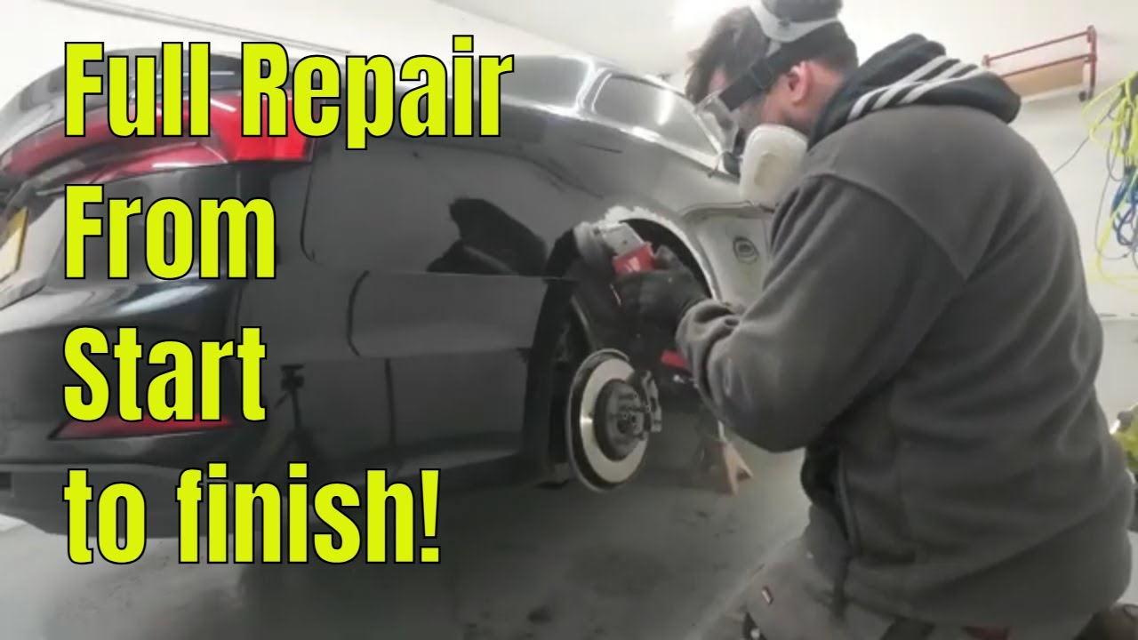 How to repair a rusty wheel arch. Professional Step by step guide! Must see Audi A5 rust!