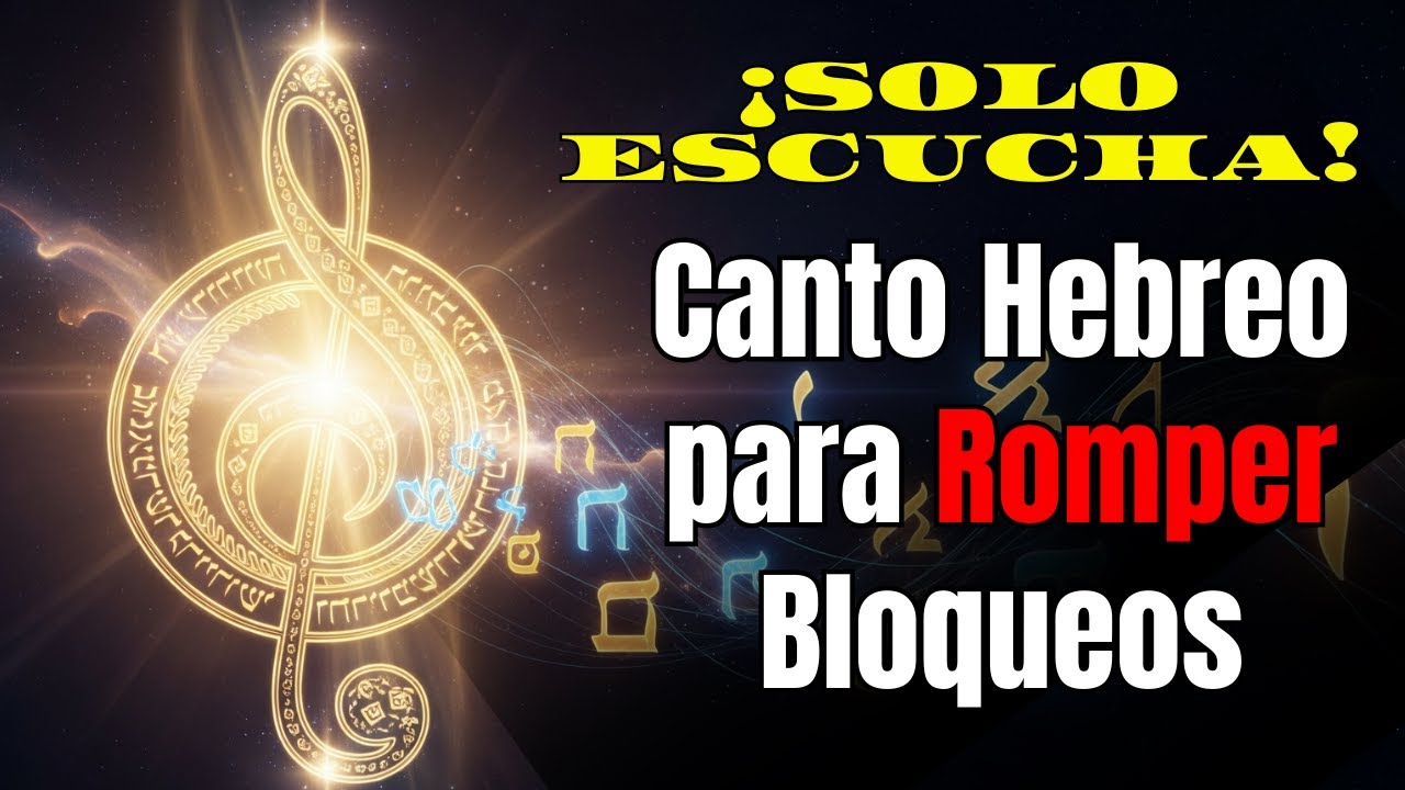 &iexcl;&iexcl;NO LO IGNORES!: Este Sonido Hebreo Rompe Cadenas Invisibles en tu Alma