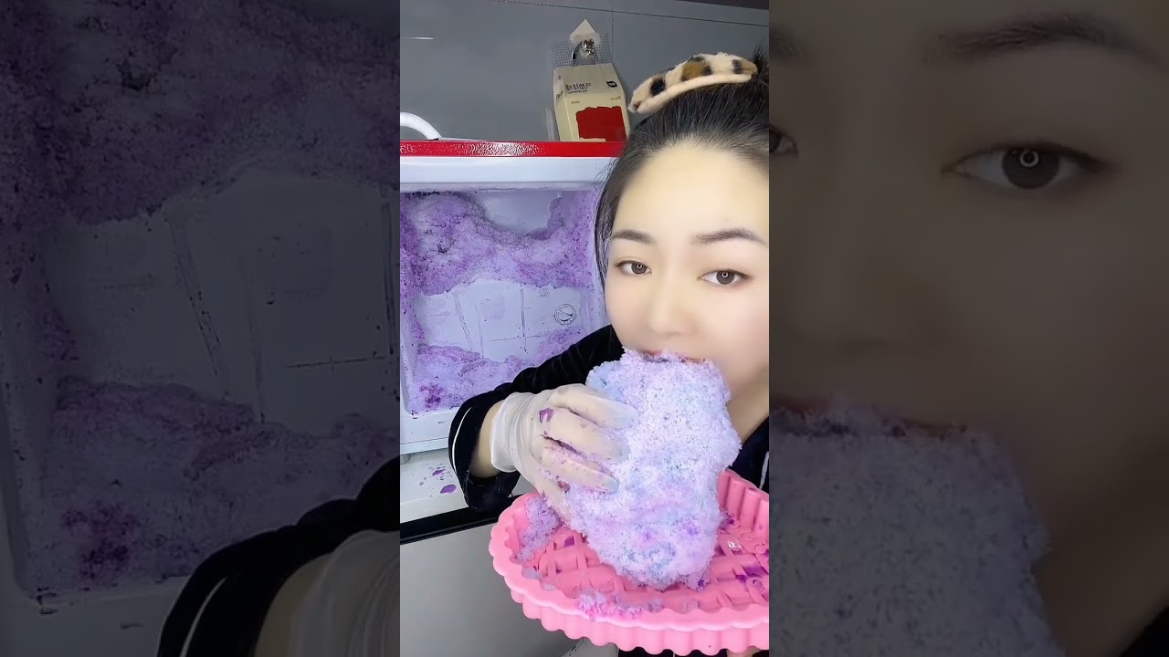 ( ONLY BITES ) Asmr Ice Eating  soft ice / hard ice / crushed ice #iceeating ##iceasmr