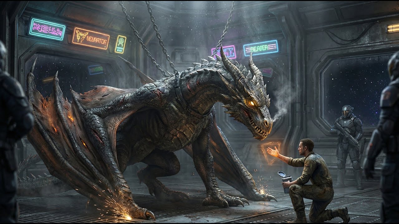 A Human Adopted the Most Hated Dragon in Starshelter—And the Galaxy Was Never the Same | HFY stories