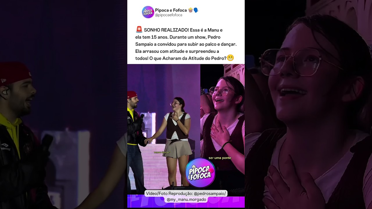 Pedro Sampaio Realiza Sonho de Fã no Palco em seu Show! 😳 