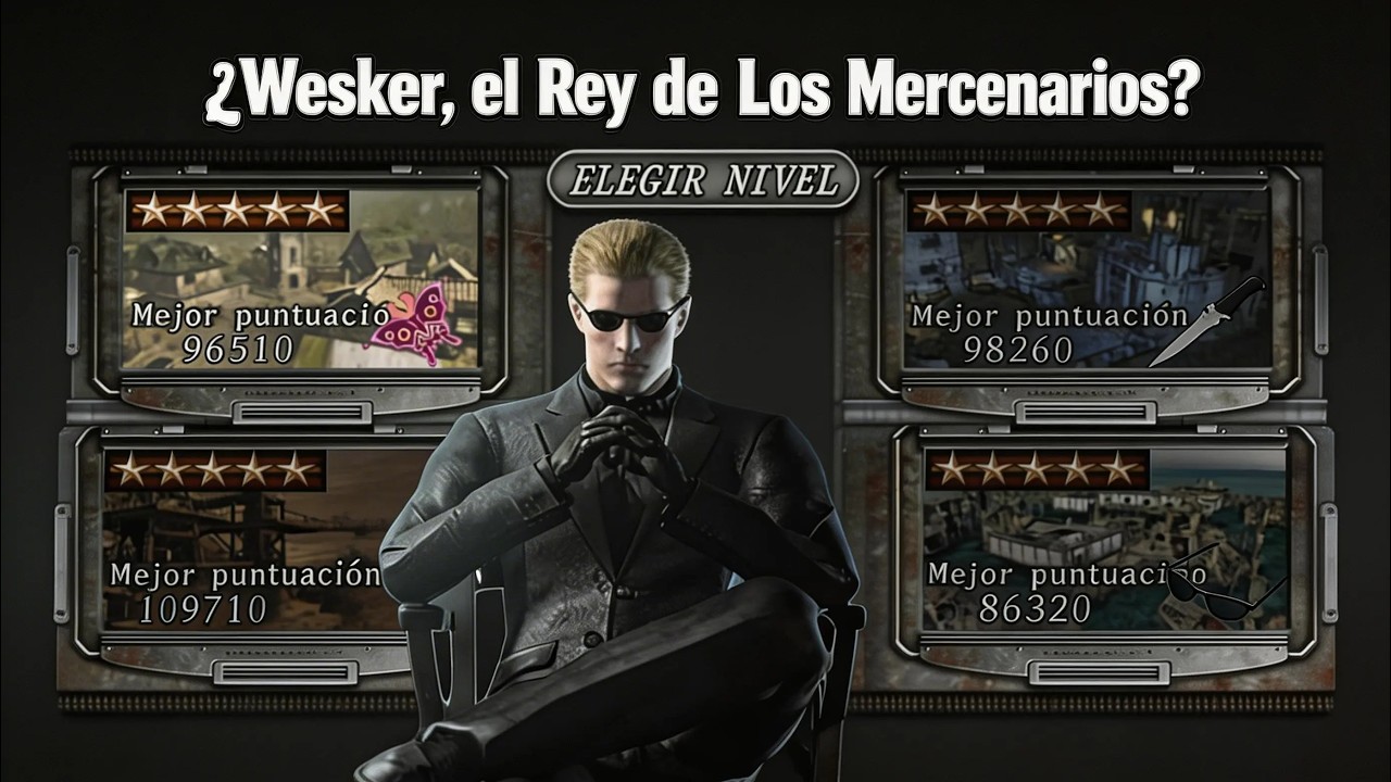 WESKER , EL REY EN LOS MERCENARIOS