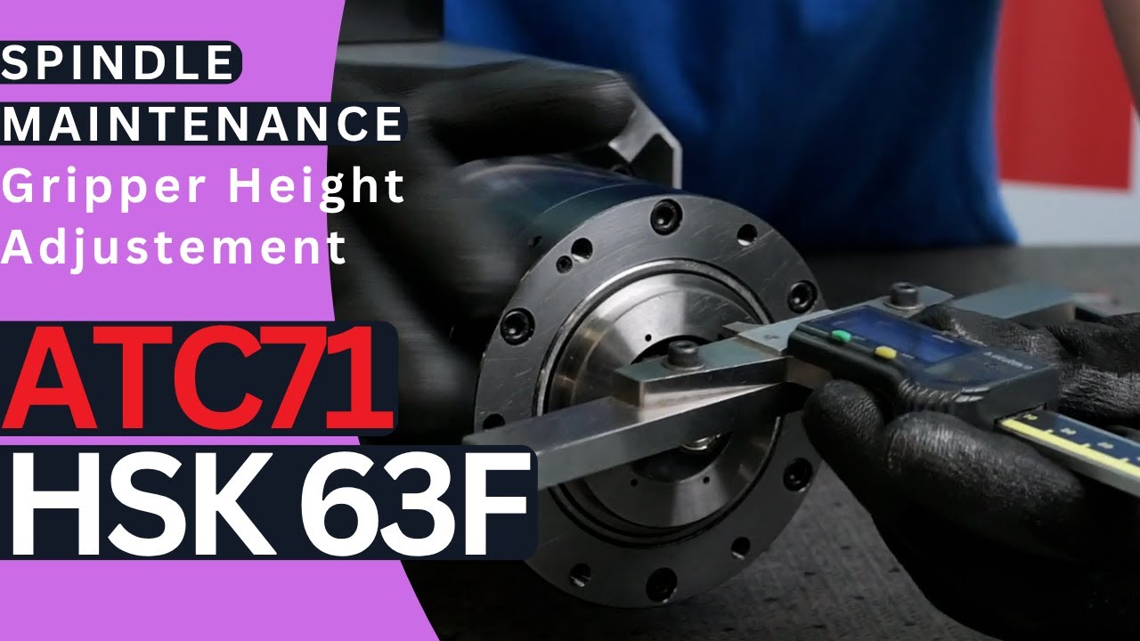 HSK 63F Gripper Height Adjustment Guide by Teknomotor | For Maximum Spindle Machining Performance