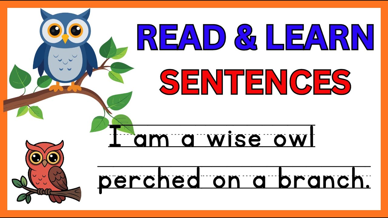 Kids Read & Learn Sentences -- Part 9 ---- Build Reading & Vocabulary Skills