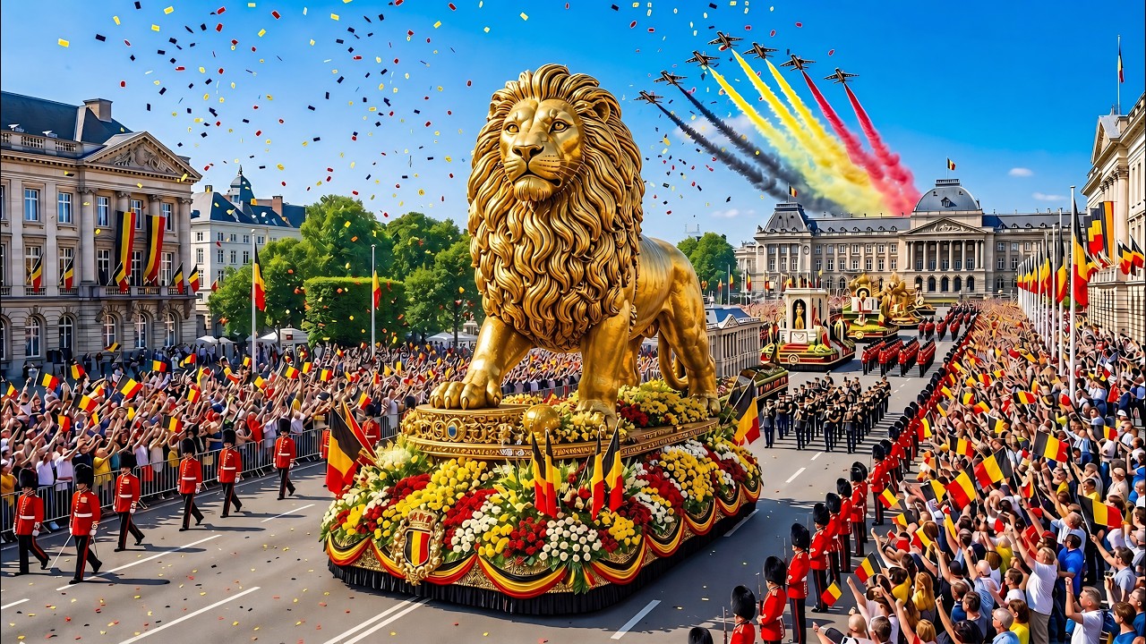 🔴 LIVE: 🇧🇪 Belgian National Day 2026👑Royal Ceremony, Military Parade & Brussels Celebration | 4K
